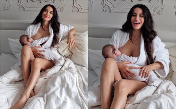 Lili Sandu face furori când alăptează: „Este una dintre cele mai frumoase poze de pe Instagram"