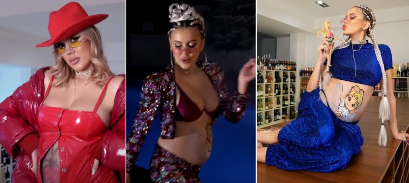 Emily Burghelea a anunțat ce sex va avea bebelușul ei printr-un videoclip de senzație