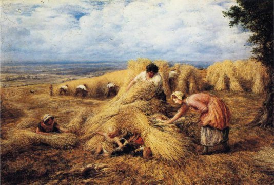 John Linnell, Cornfield Cradle, 1859