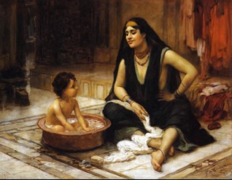 Frederick Arthur Bridgman, Îmbăiere, 1890