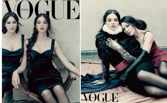 Cea mai frumoasă copertă Vogue: Monica Belucci și fiica ei. Sau cum arată dragostea de mamă