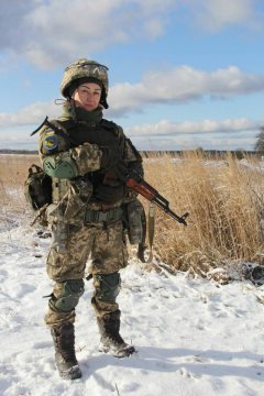 Olga Semidianova, mama a 12 copii, a murit pe frontul de luptă, cu arma în mână