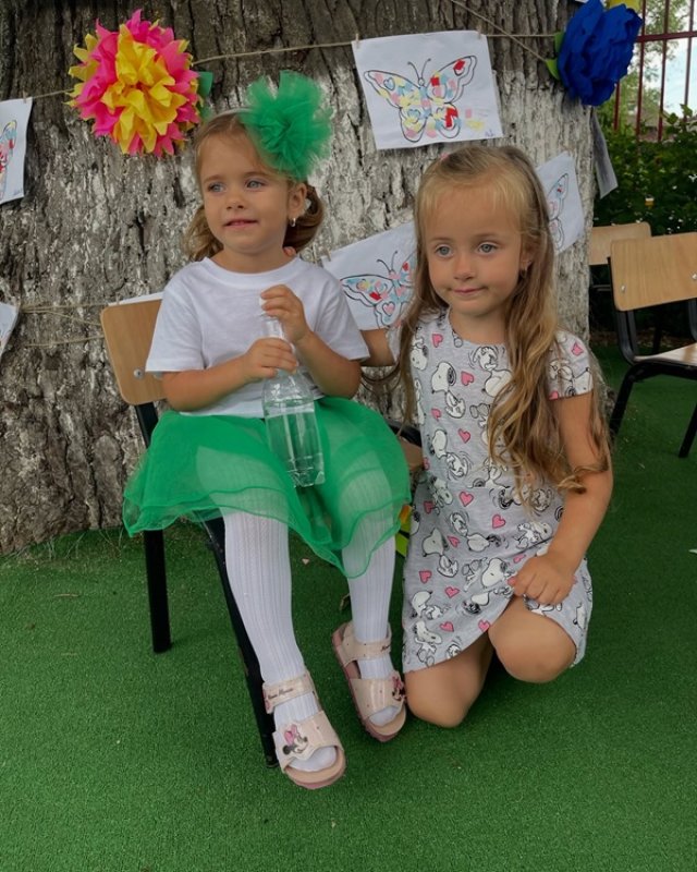 Iris, fiica cea mică a Gabrielei Cristea a împlinit șase ani.