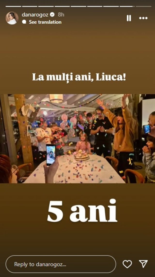 Lia, fetița minune a Danei Rogoz a împlinit 5 ani. Micuța a fost înconjurată de baloane roz