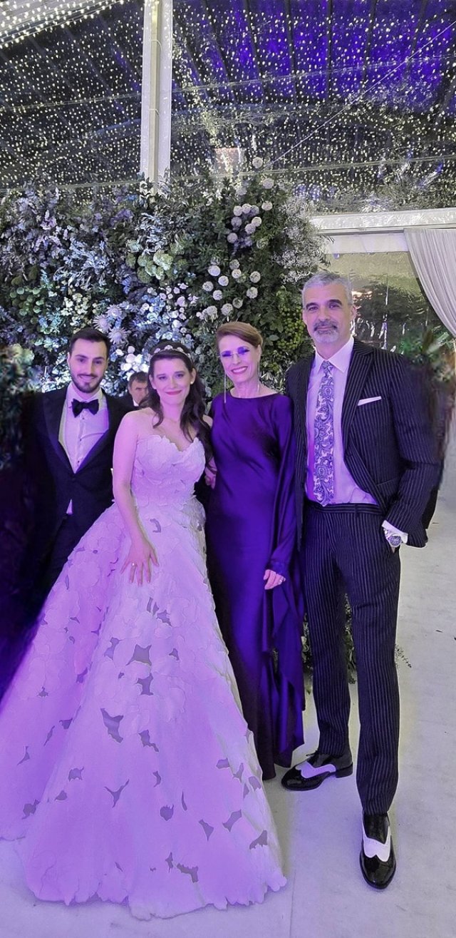 Gigă Hagi, cel mai mândru tată! Fiica lui s-a căsătorit religios. De la nunta Kirei nu a lipsit Ianis Hagi, fratele ei