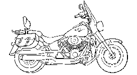 Plansa colorat motocicleta 