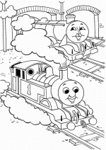 Thomas trenuletul si un prieten