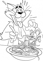 Tom si Jerry spaghete