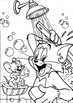 Desene De Colorat Tom Si Jerry Qbebe Planse Si Imagini De Colorat