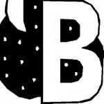 Desen de colorat litera B
