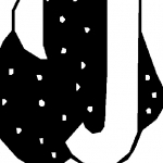 Desen de colorat litera J