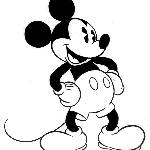 Desene de colorat Mickey Mouse