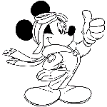 Desene de colorat Mickey Mouse poza 4