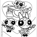 Desene de colorat Powerpuff Girls poza 3