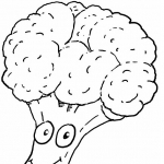 Desen de colorat Broccoli