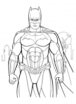 Plansa de colorat Batman