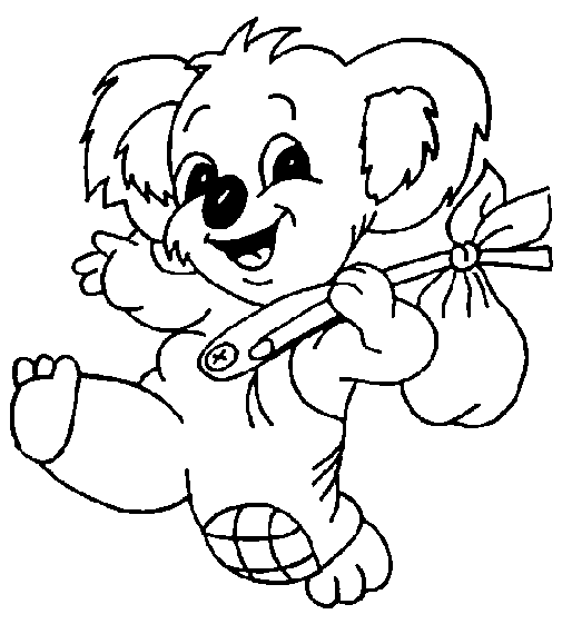 Ursulet Koala Desene De Colorat