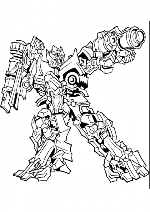 Transformers Robot 2 Desene De Colorat