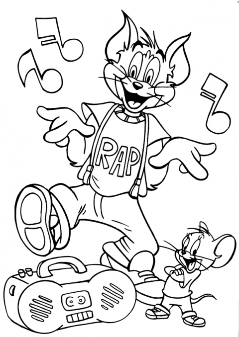 Tom si Jerry dansand