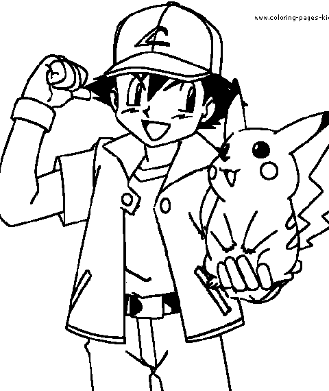 Desene de colorat Pokemon poza 1