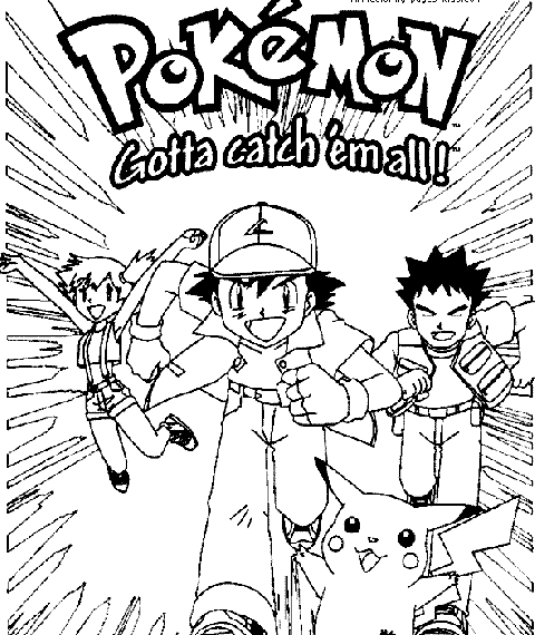 Desene de colorat Pokemon poza 4