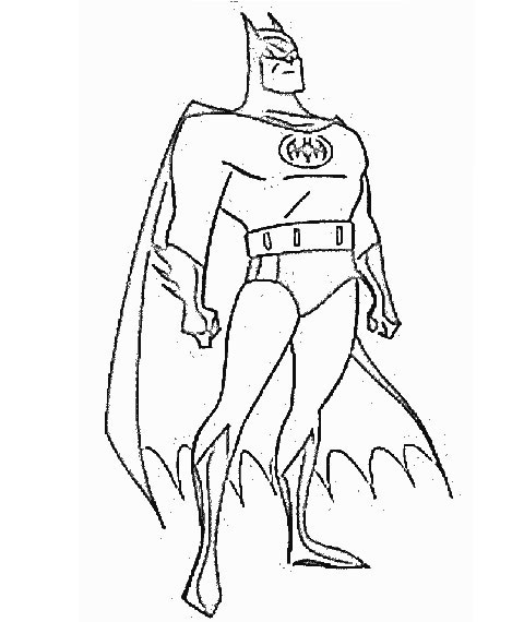 Desene de colorat - Batman