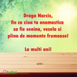 La multi ani, Narcis!