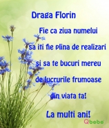 La multi ani, Florin!