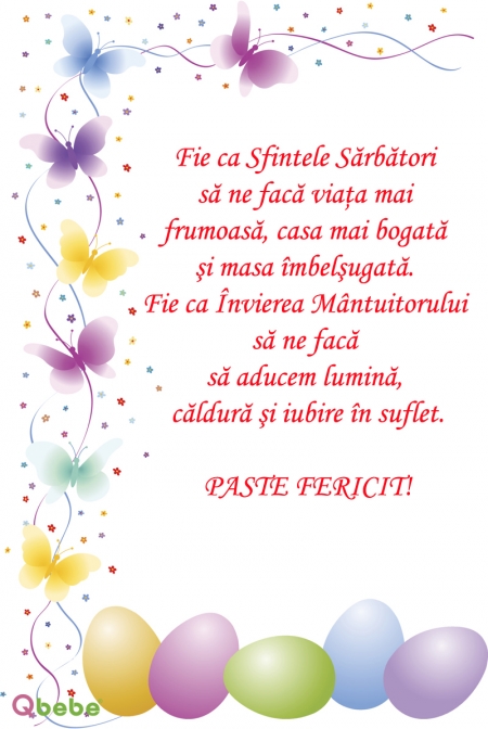 Felicitare Paste 3