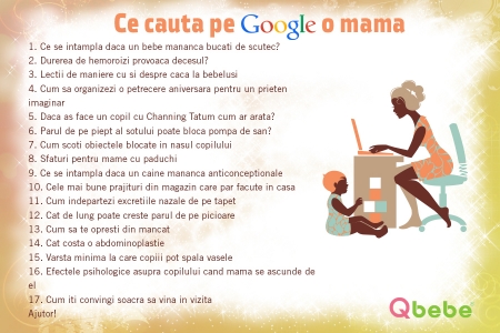 Ce cauta mamele pe Google