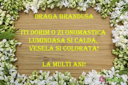 La multi ani, Brandusa!