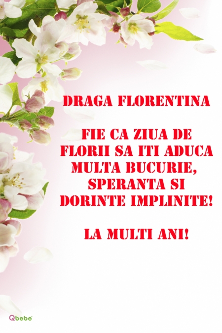 La multi ani, Florentina!