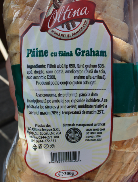 Paine cu faina graham