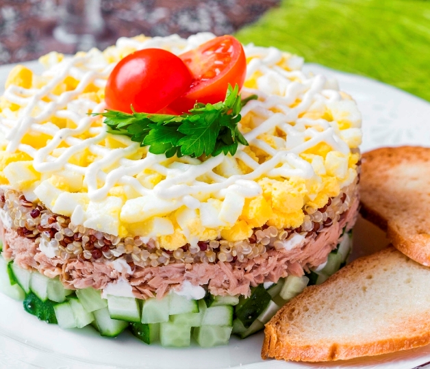Salata Ruseasca Cu Ton Si Quinoa