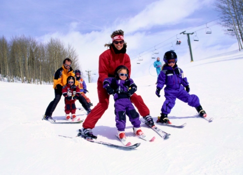Familie la schi