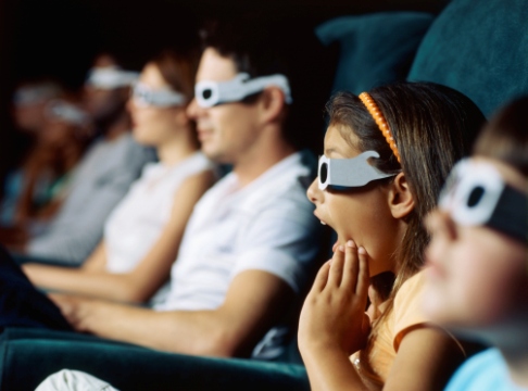 Copiii la cinema 3D