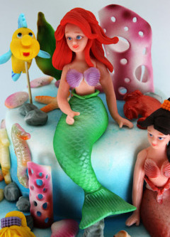 Tort copii Ariel, micuta sirena