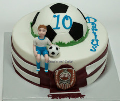 Tort minge de fotbal Tort minge de fotbal