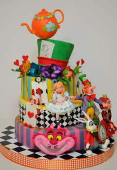 Tort copii Alice in Wonderland