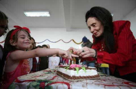 Eliza si Adriana Iliescu la aniversarea fetitei