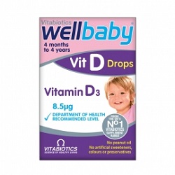 WellBaby picaturi cu vitamina D