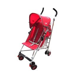 Carucior tip umbrela rosu