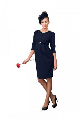 Rochie bleumarin eleganta