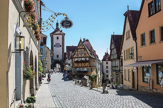 Rothenburg, din Germania, este un orasel de basm