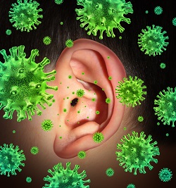 Infectiile urechii la copii pot fi provocate de bacterii sau virusuri Urechile copilului pot fi afectate de bacterii sau virusuri