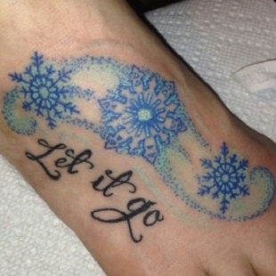 Tatuaj Frozen Let it Go