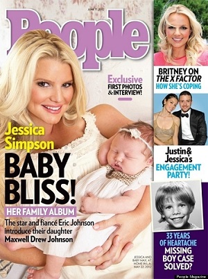 Prima fotografie cu Jessica Simpson si fiica ei pentru revista People