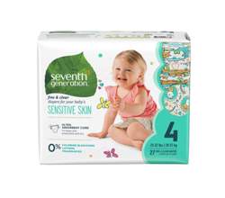 Servetele umede pentru bebelusi Seventh Generation Free&Clear - 256buc