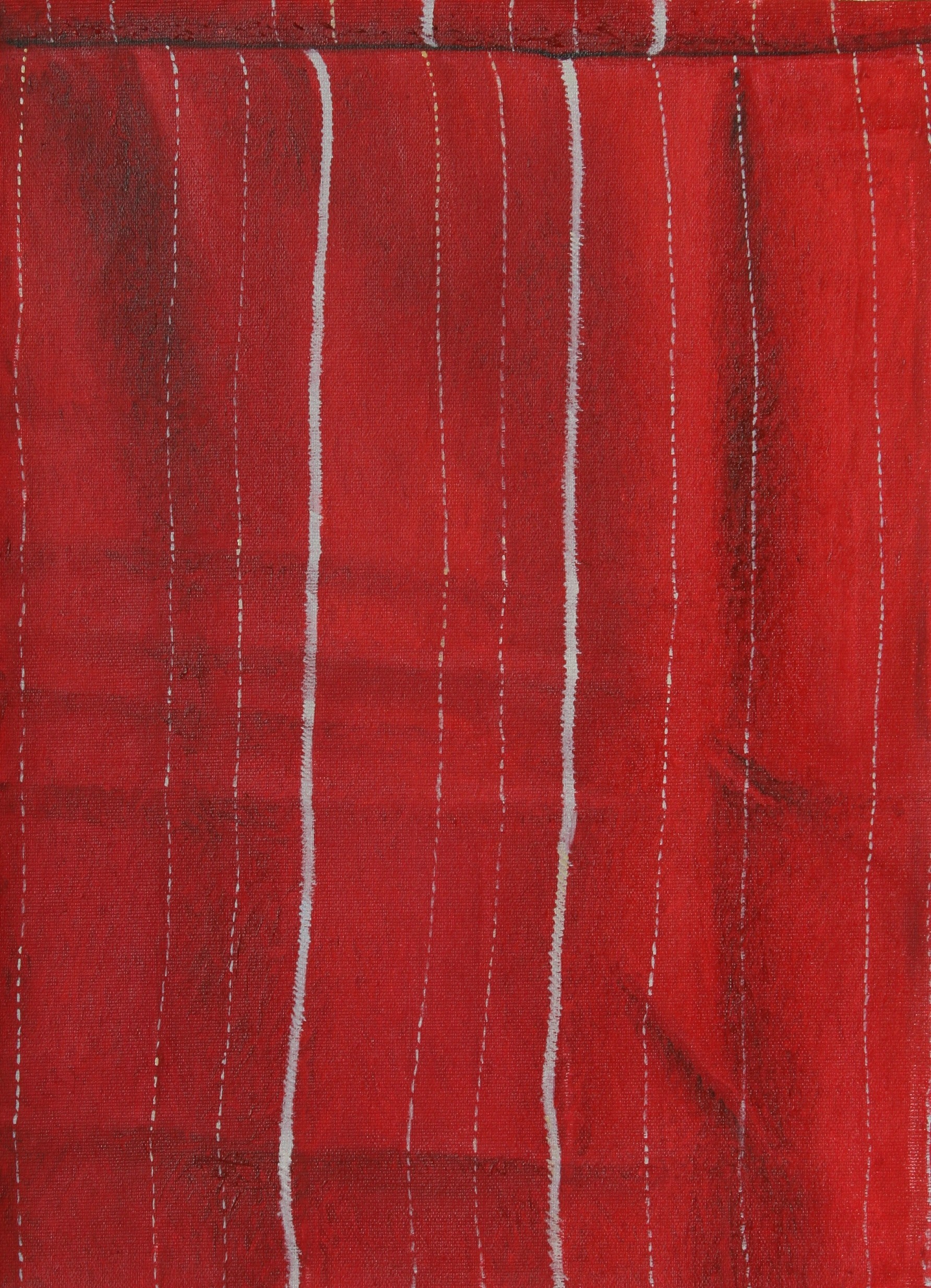 red pillow cover
