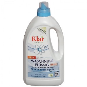 Detergent ecologic lichid pentru rufe, 3 in 1, cu nuci de sapun, Klar,